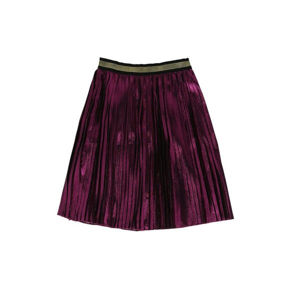 Gucci Girls  Pleated Metallic Skirt, Black - Picture 1 of 3